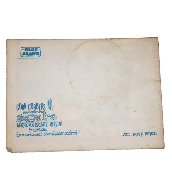 Ringling Bros Barnum & Bailey Elephant Poster P-127 Corn Cobbers Promo 1970s - Picture 3 of 10